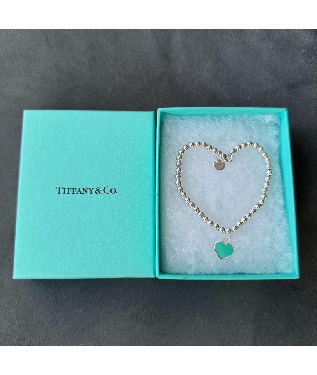 TIFFANY&CO Серебрянный серебряный браслет, фото 7