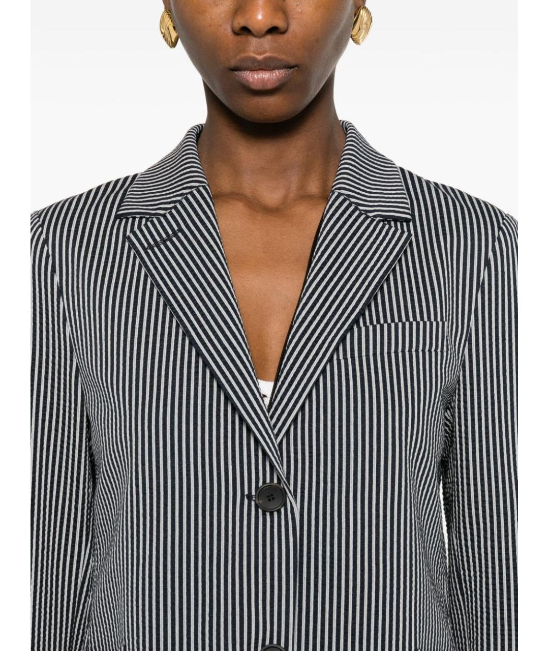 HARRIS WHARF LONDON Синий хлопковый жакет/пиджак, фото 5