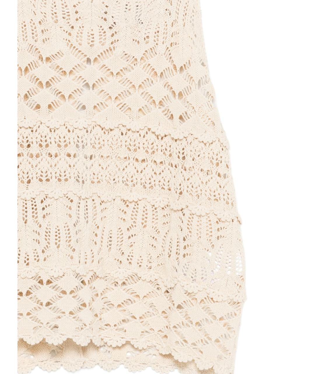 SEMICOUTURE Бежевая хлопковая майка, фото 3