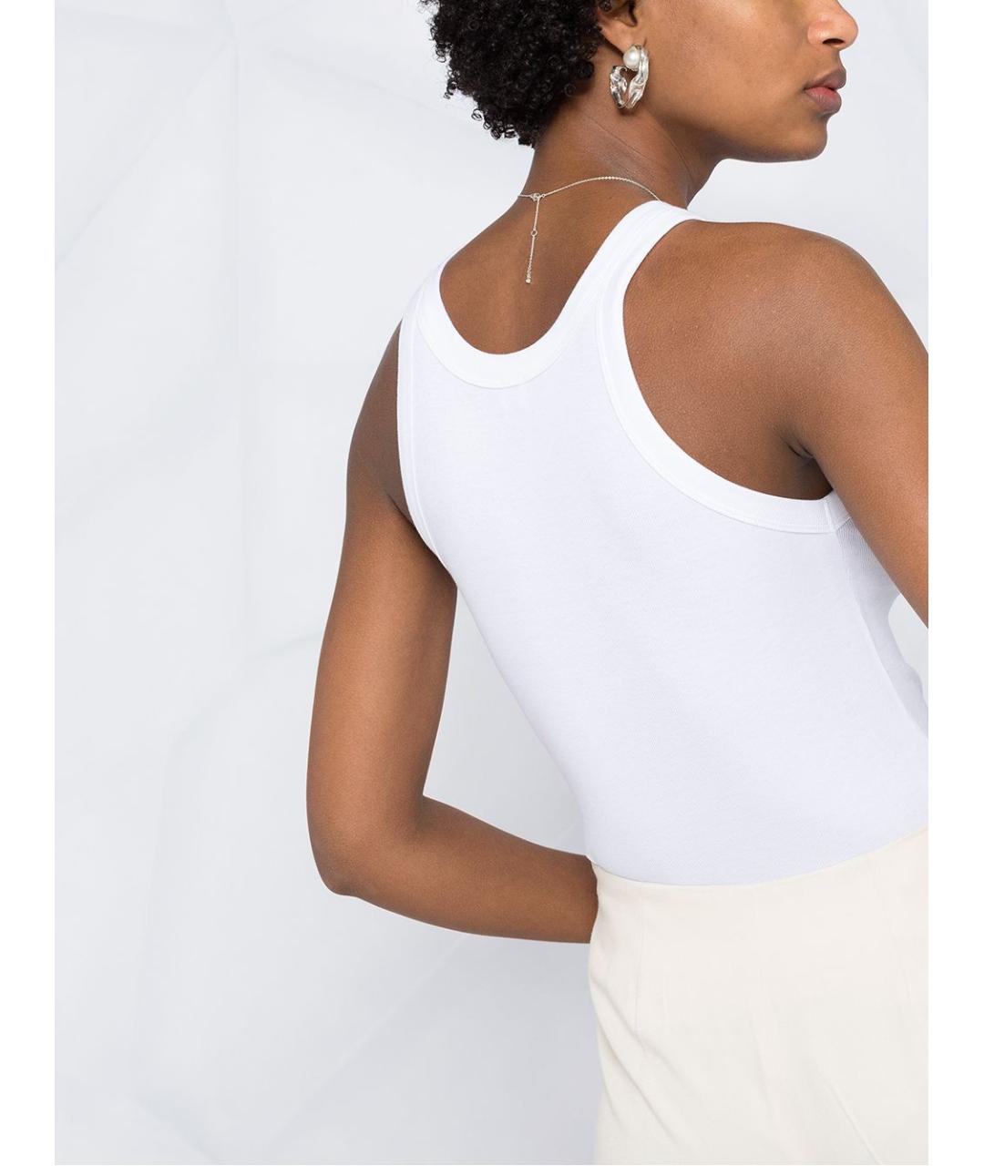 TOTEME Белая хлопковая майка, фото 3