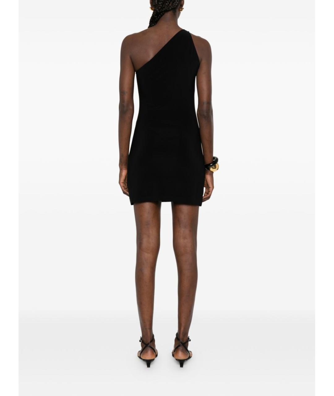 NORMA KAMALI Черное полиэстеровое коктейльное платье, фото 3