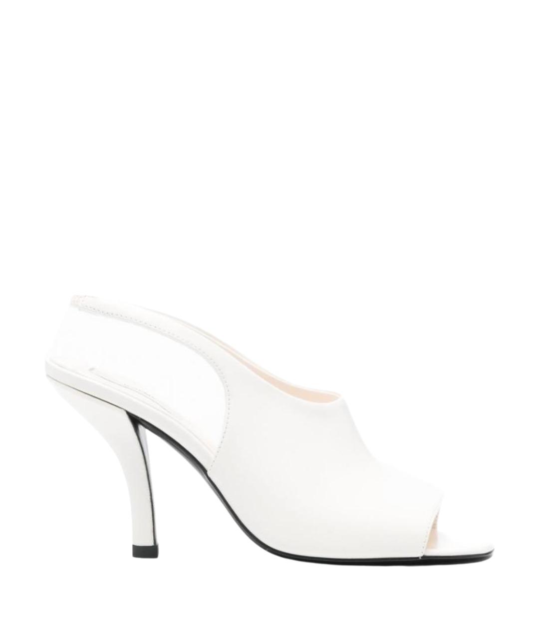 TOTEME Белые кожаные туфли, фото 1