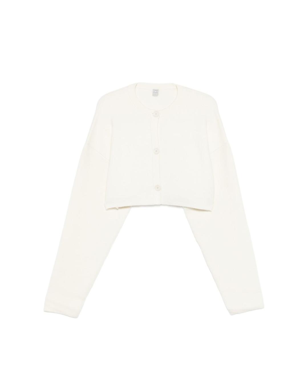 TOTEME Белый шерстяной кардиган, фото 1