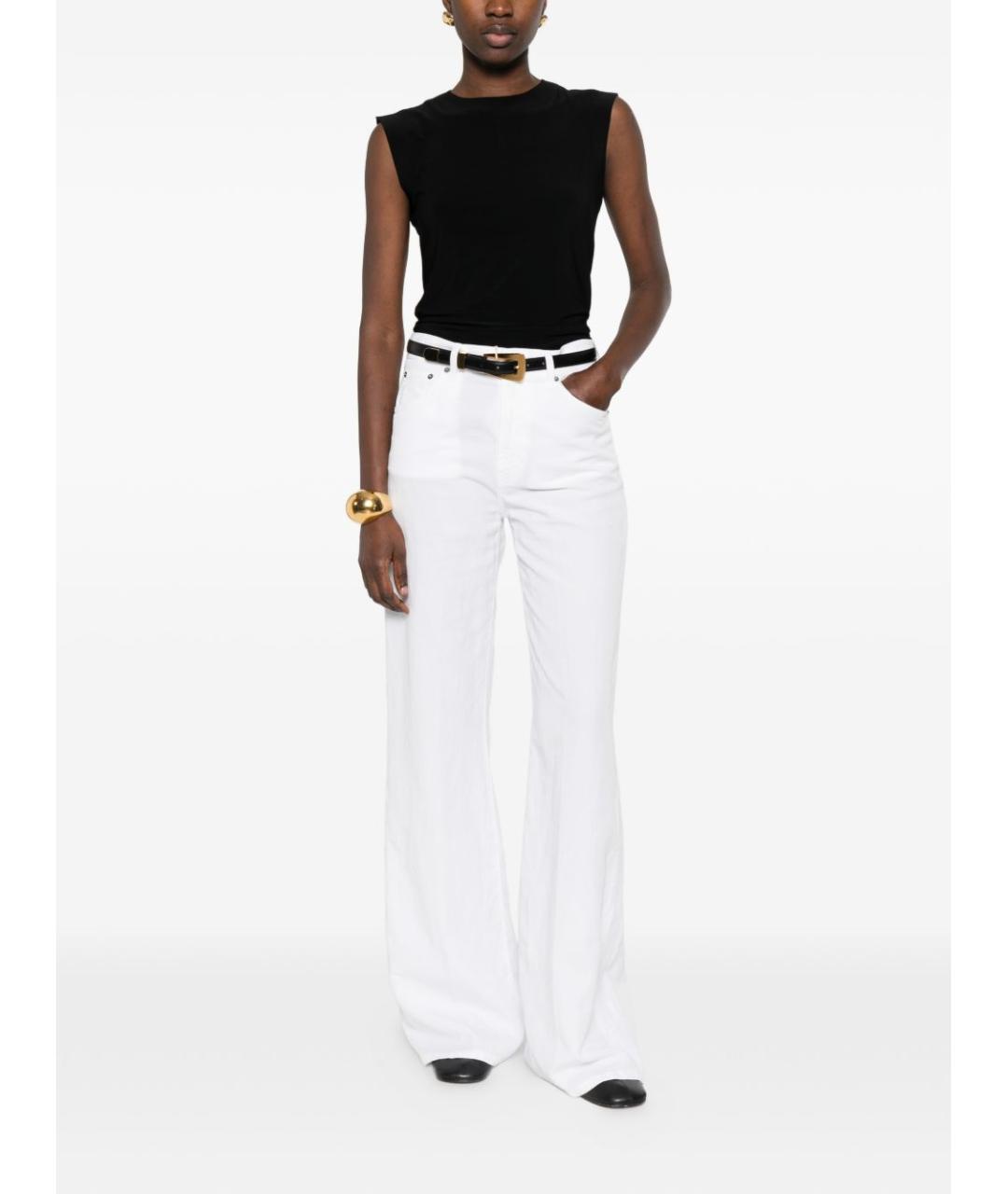 NORMA KAMALI Черная полиэстеровая майка, фото 3