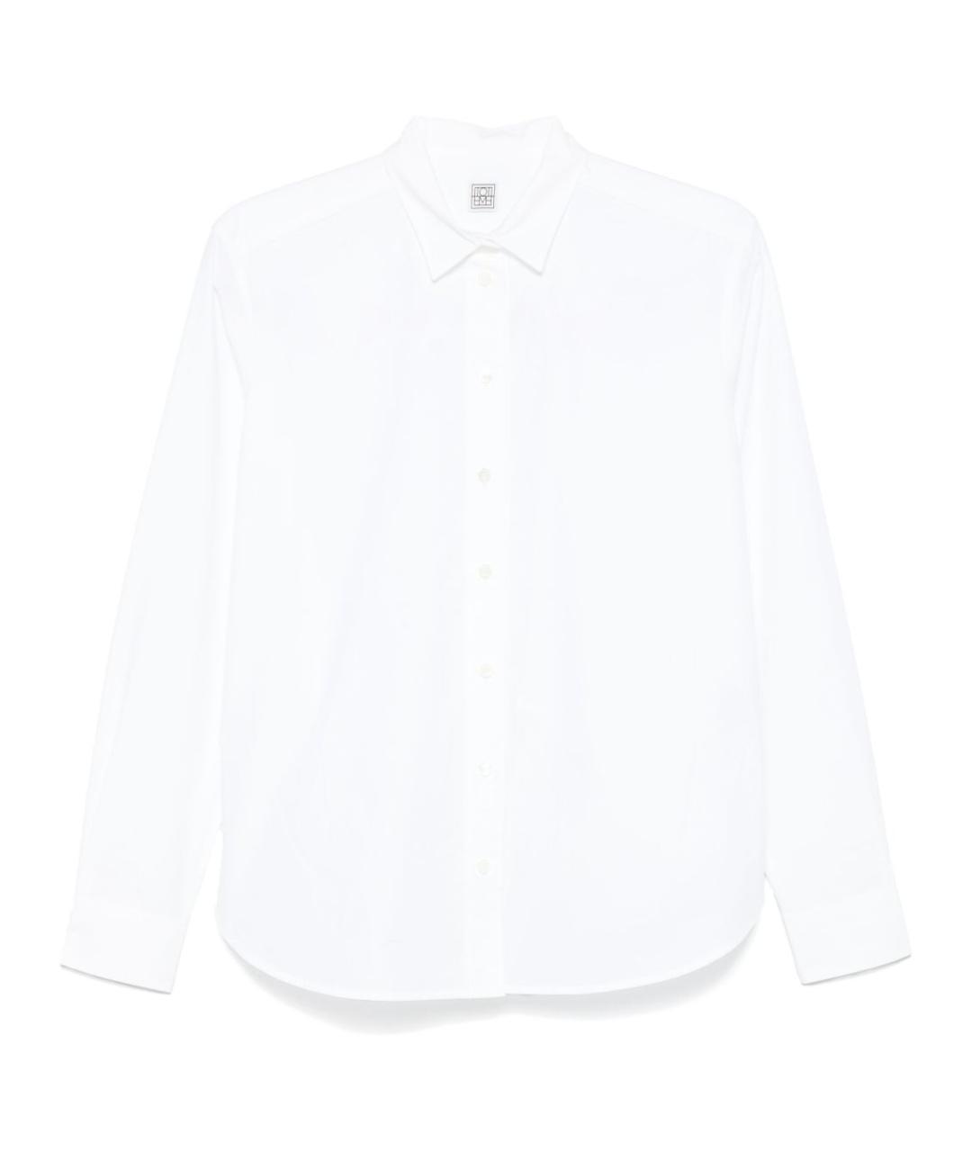 TOTEME Белая хлопковая рубашка, фото 1