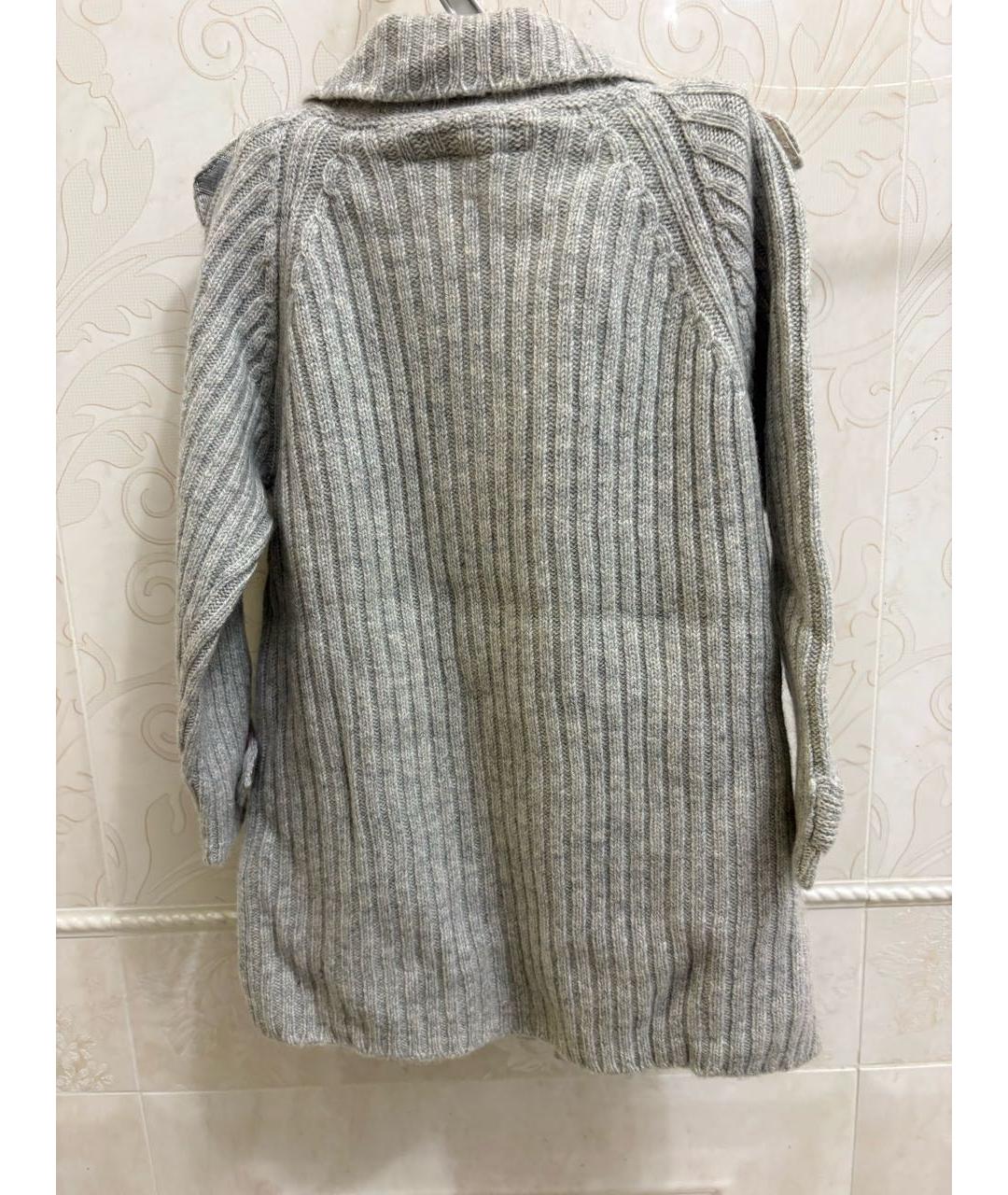 BURBERRY Серый кашемировый жакет / жилет, фото 2