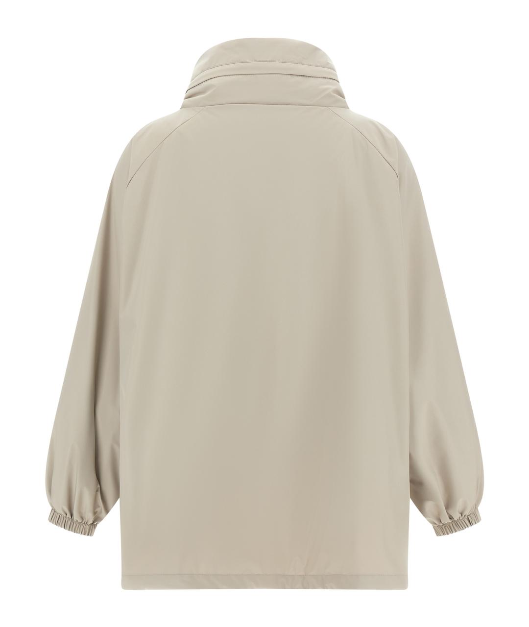 MOORER Серая полиэстеровая куртка, фото 2