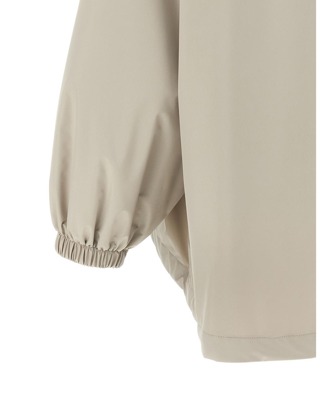 MOORER Серая полиэстеровая куртка, фото 4