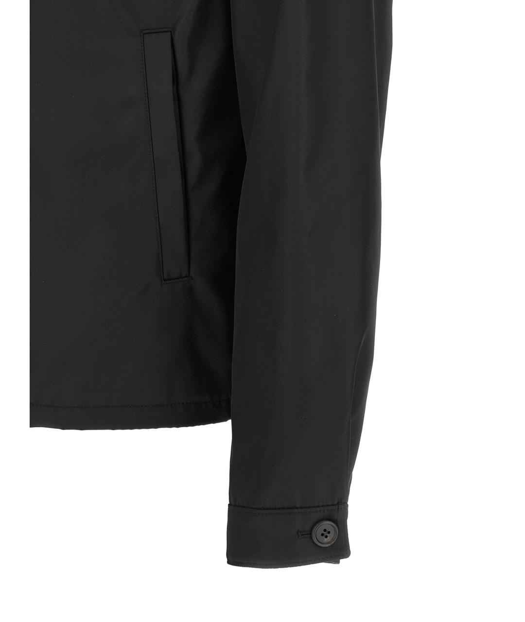 PRADA Черная полиамидовая куртка, фото 4