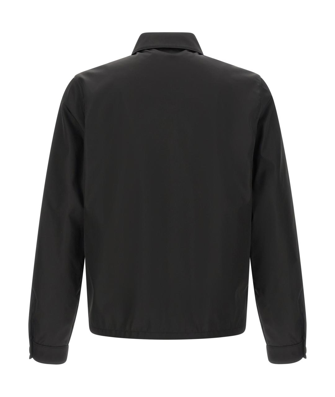 PRADA Черная полиамидовая куртка, фото 2