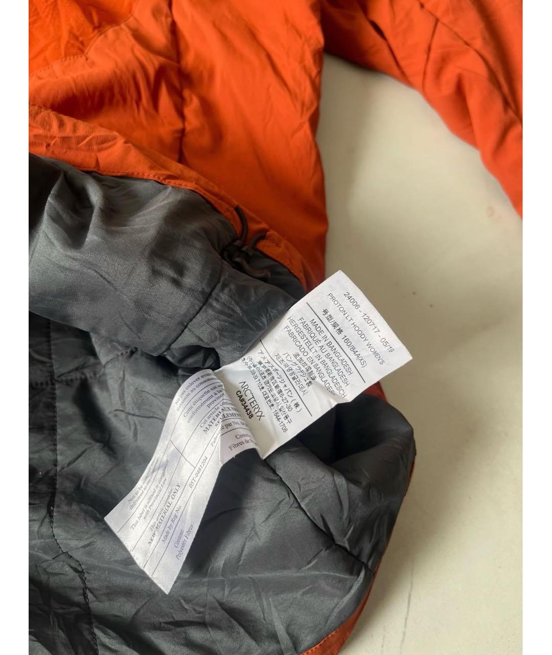 ARCTERYX Оранжевая полиэстеровая куртка, фото 5