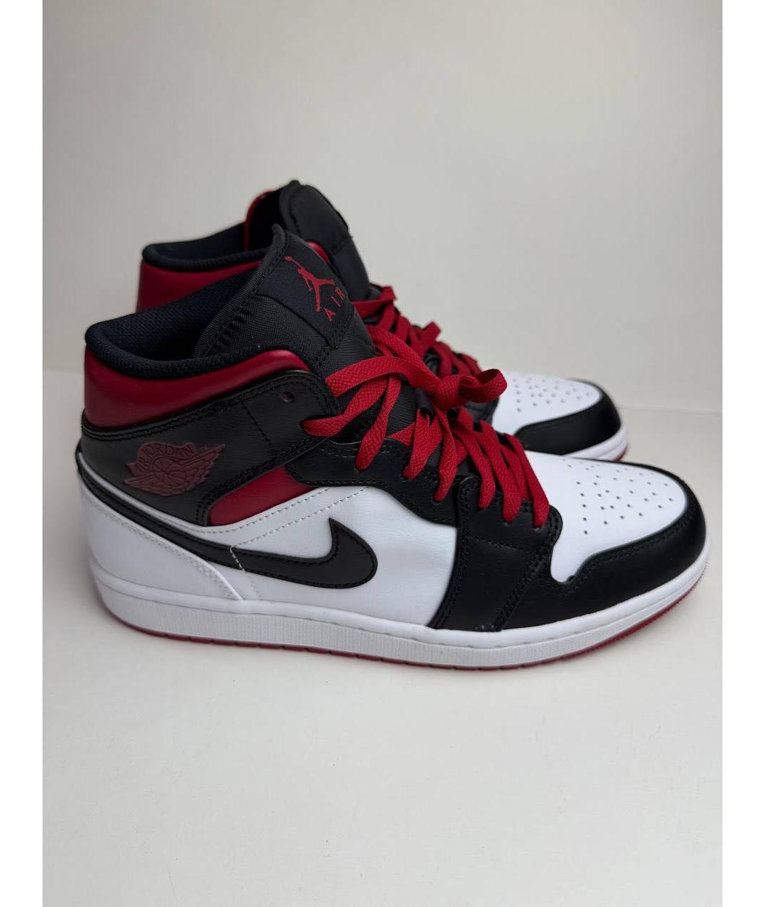 JORDAN Кожаные высокие кроссовки / кеды, фото 8