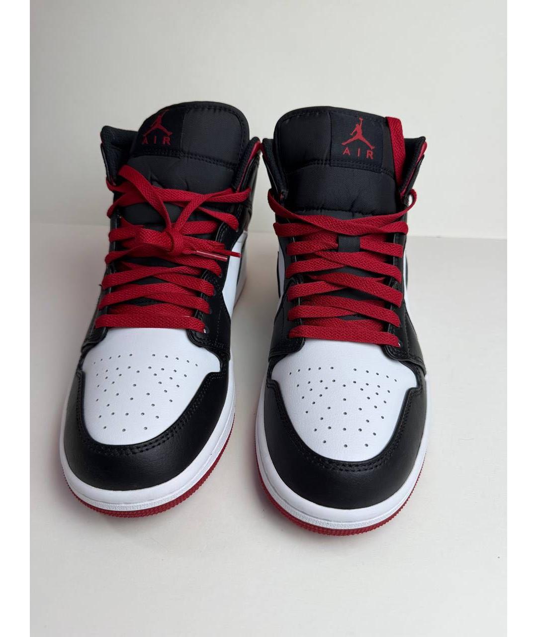 JORDAN Кожаные высокие кроссовки / кеды, фото 2