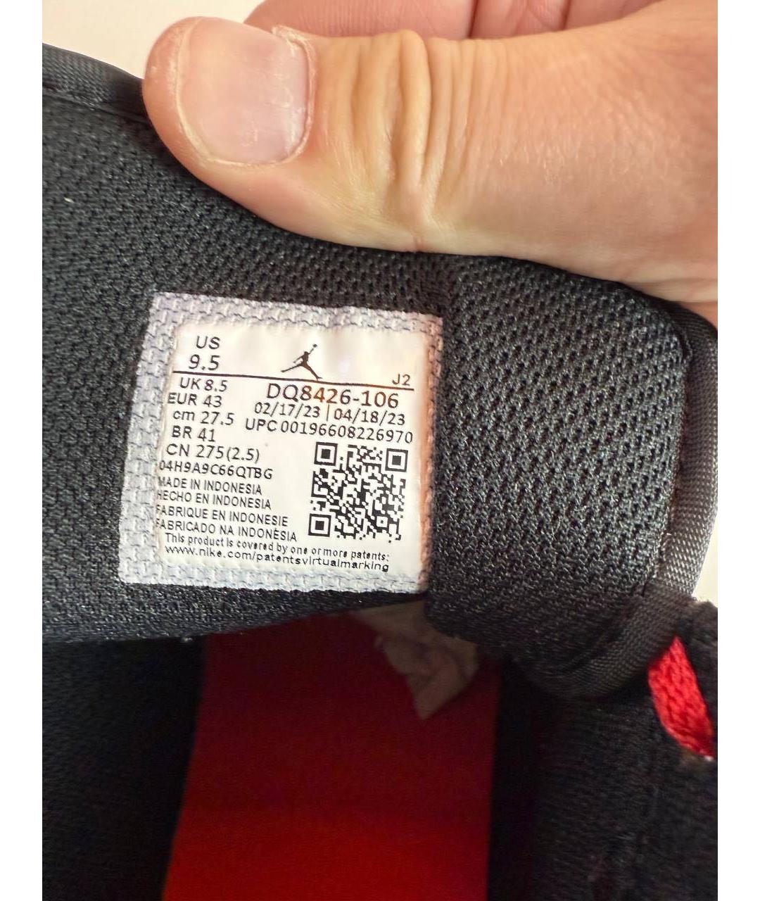 JORDAN Кожаные высокие кроссовки / кеды, фото 6