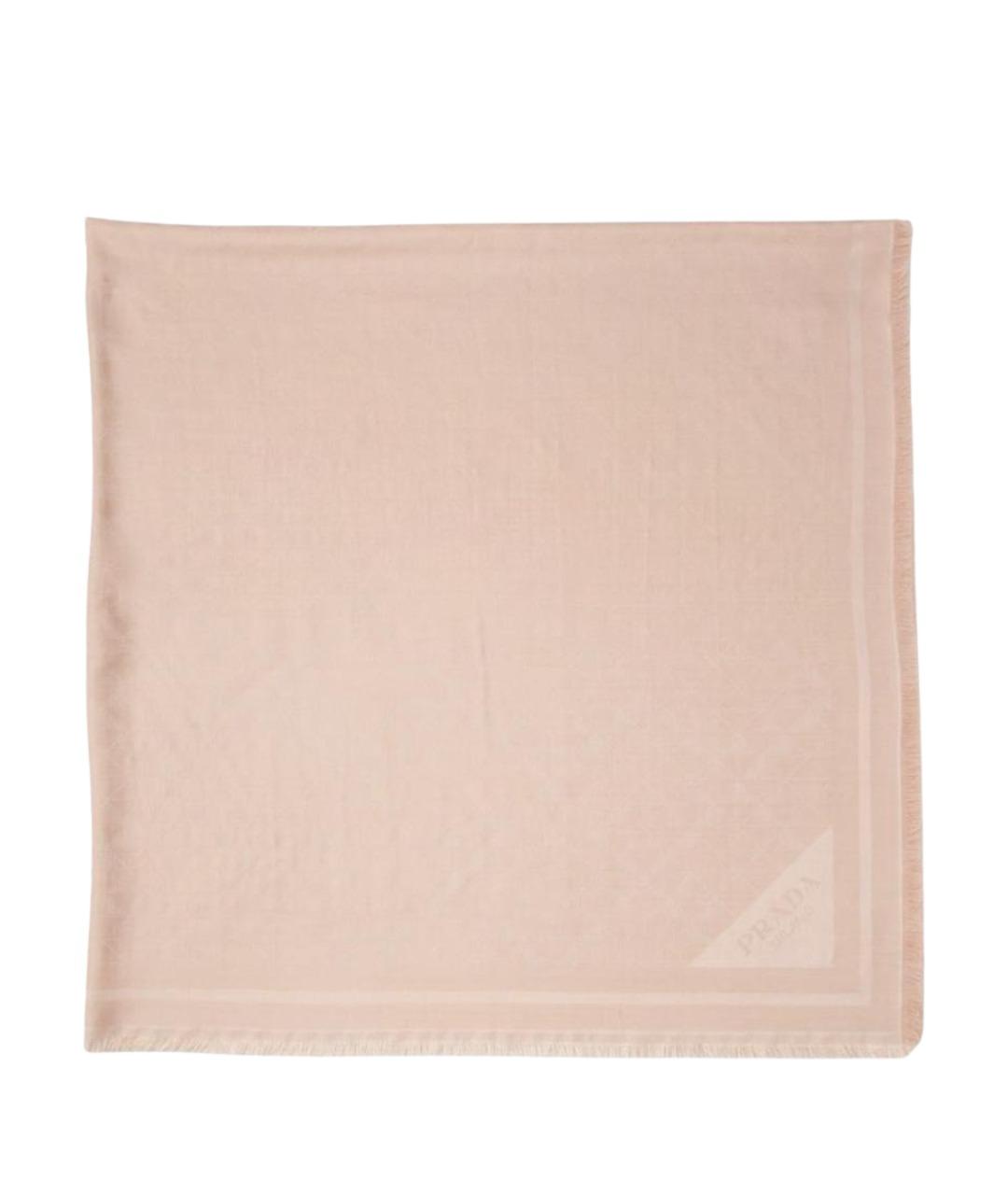 PRADA Коралловый шерстяной платок, фото 1