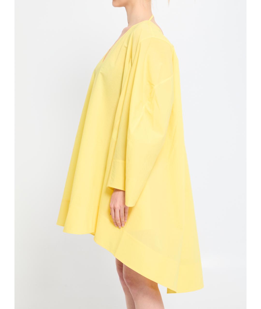 JACQUEMUS Желтое хлопковое платье, фото 2