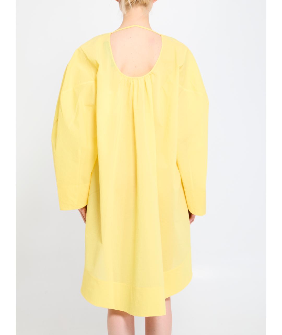 JACQUEMUS Желтое хлопковое платье, фото 3