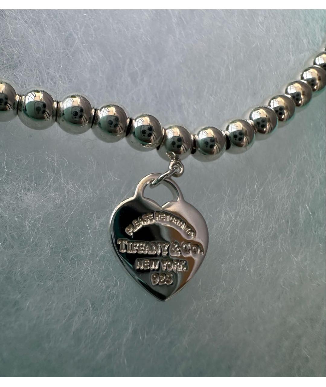 TIFFANY&CO Серебрянный серебряный браслет, фото 4