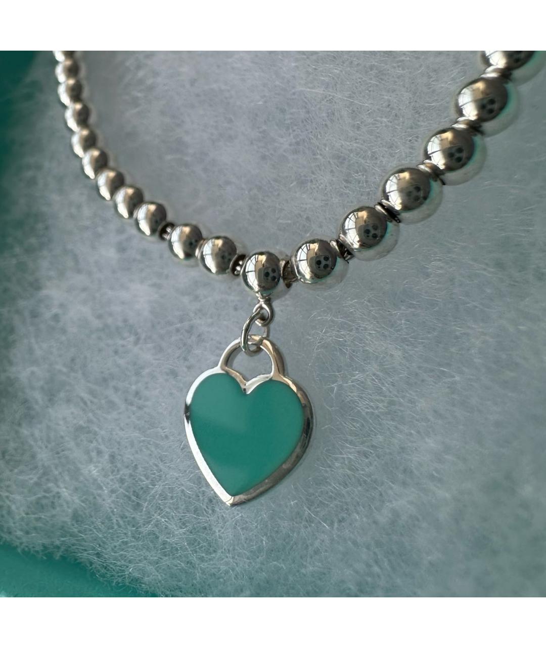 TIFFANY&CO Серебрянный серебряный браслет, фото 7