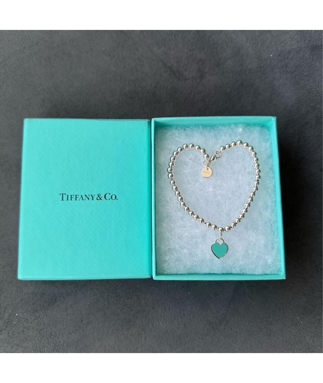 TIFFANY&CO Серебрянный серебряный браслет, фото 2