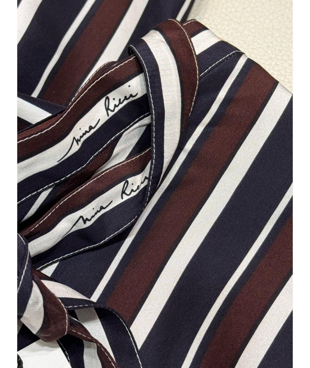 NINA RICCI Шелковый костюм с юбками, фото 4