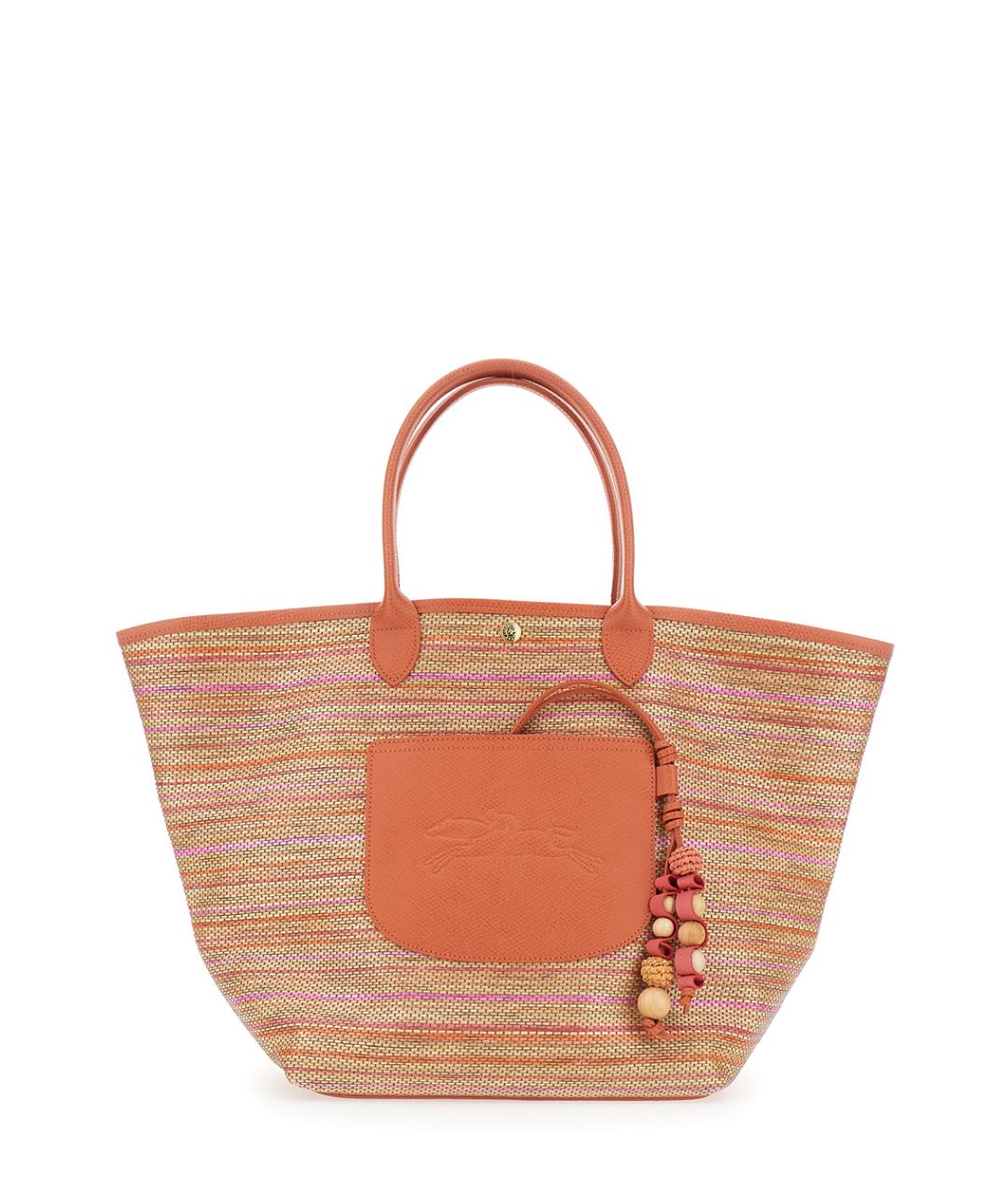 LONGCHAMP Оранжевая пляжная сумка, фото 1