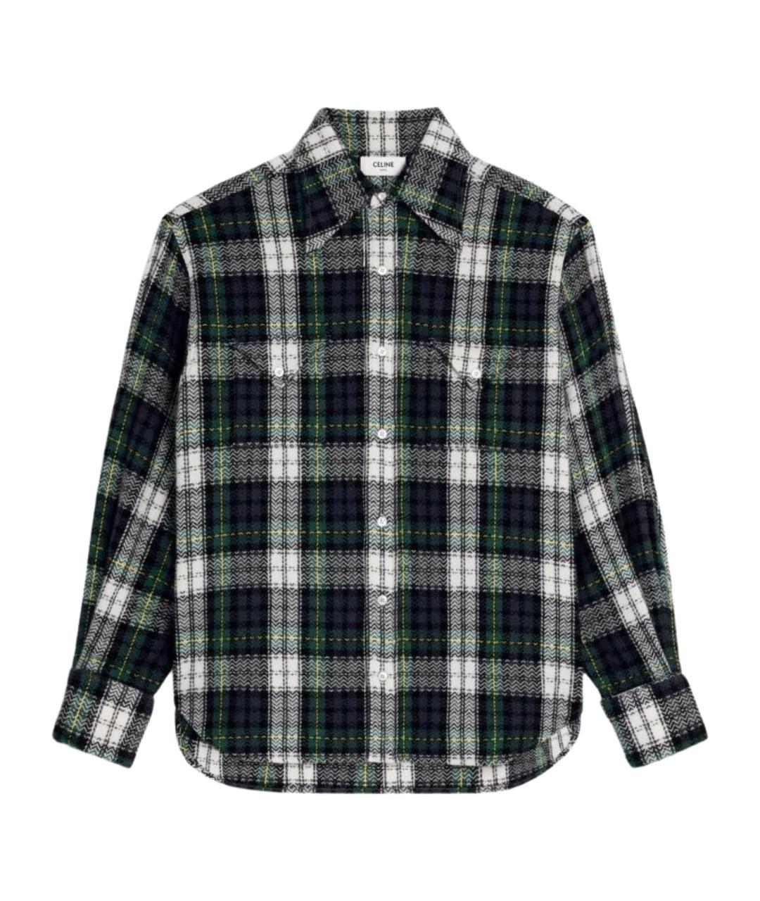 CELINE Мульти кашемировая рубашка, фото 1