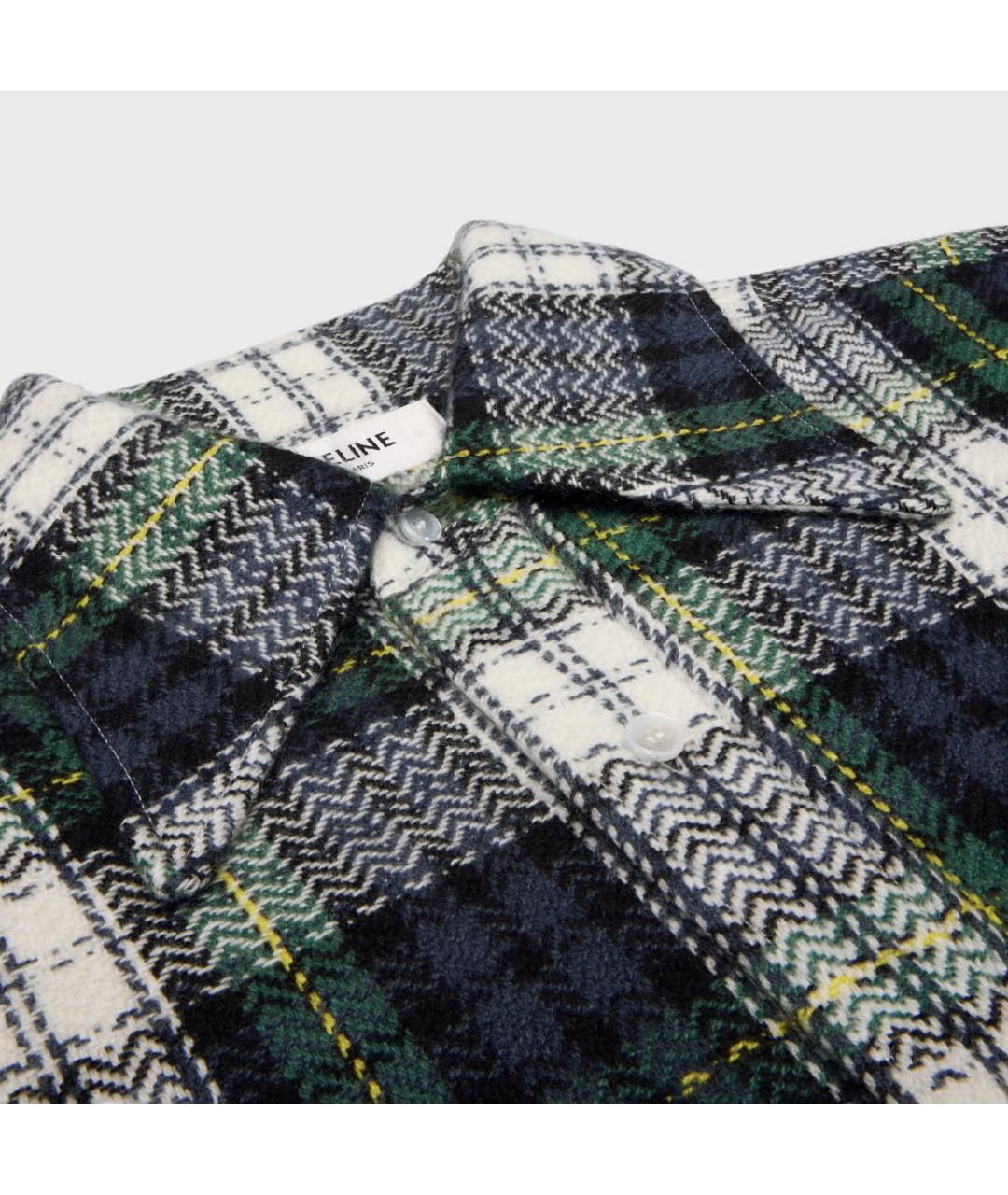 CELINE Мульти кашемировая рубашка, фото 3