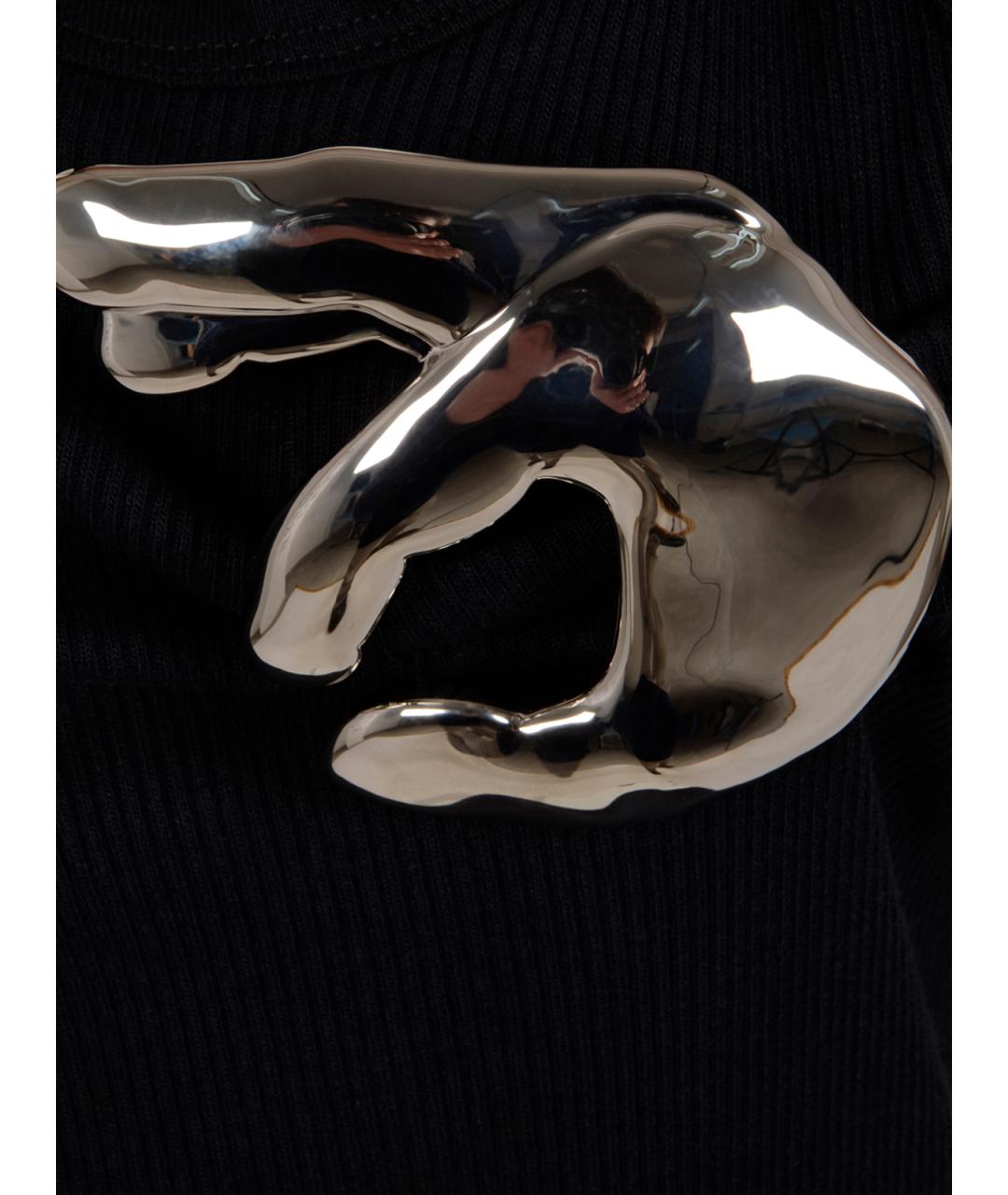 COPERNI Черная хлопковая майка, фото 4