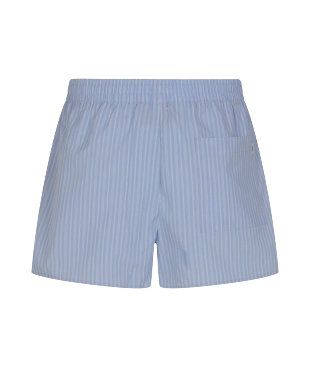 Ami Paris Голубые хлопковые шорты, фото 2