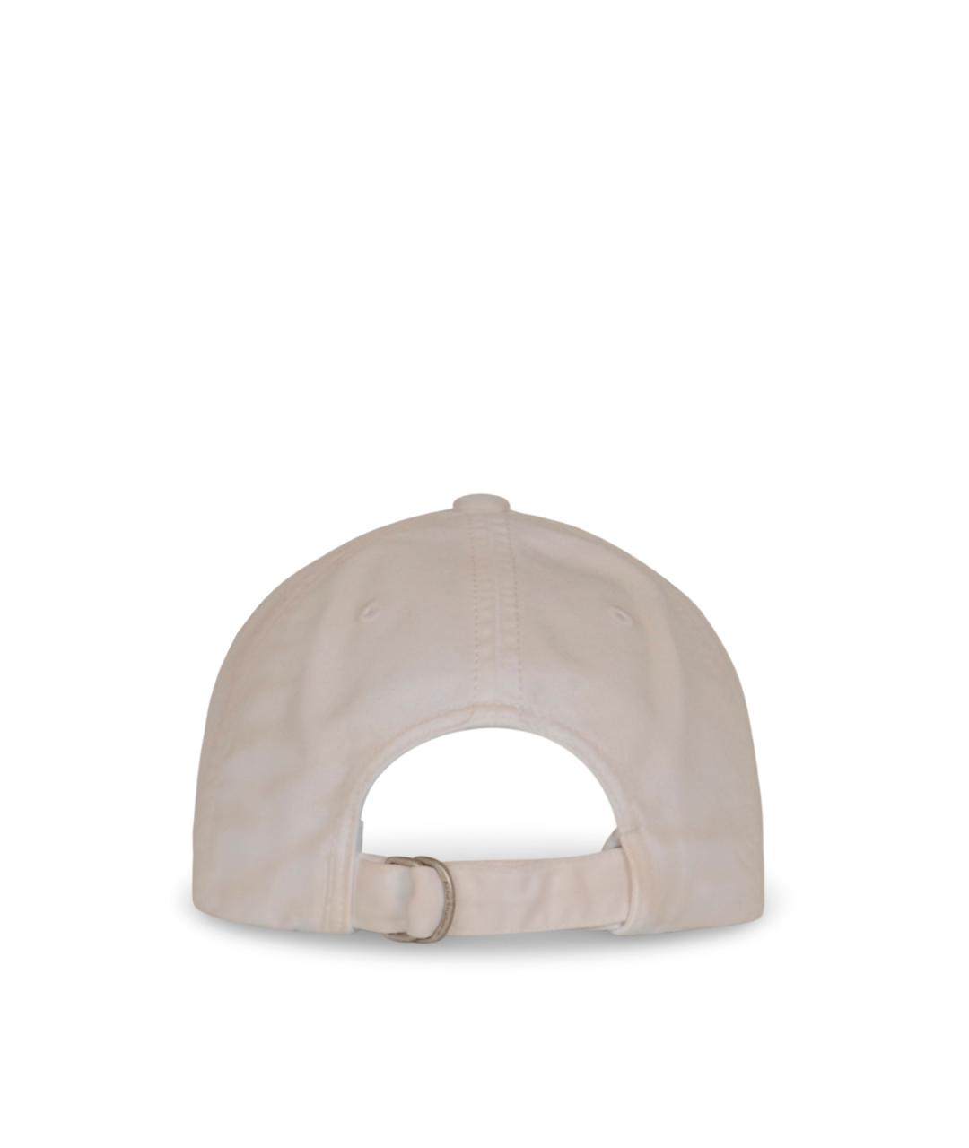 ACNE STUDIOS Белая хлопковая кепка/бейсболка, фото 3