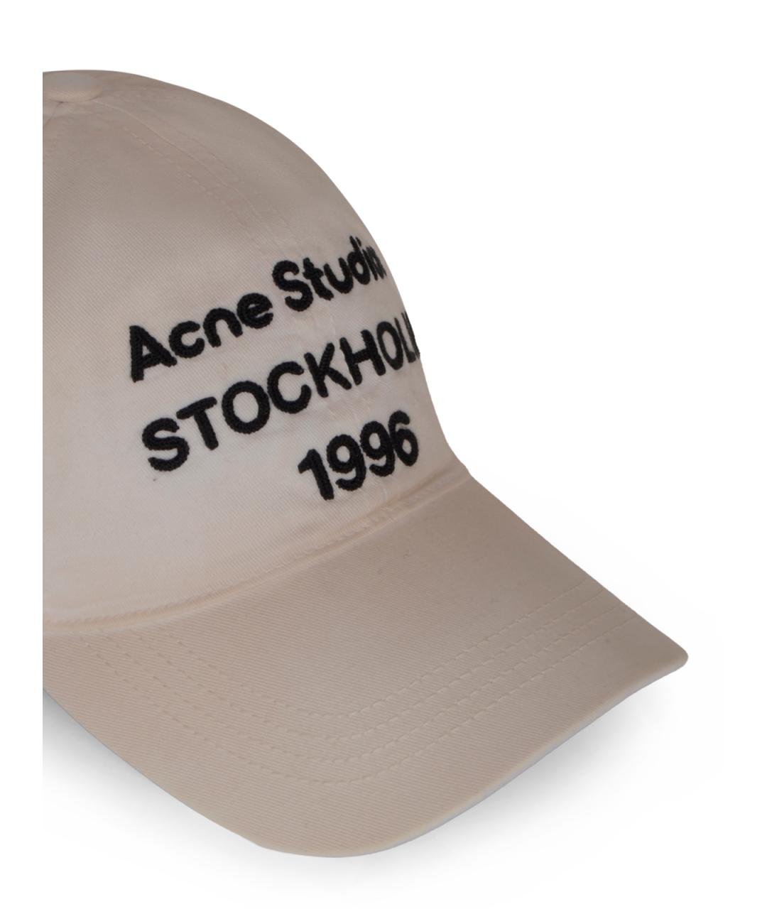ACNE STUDIOS Белая хлопковая кепка/бейсболка, фото 4