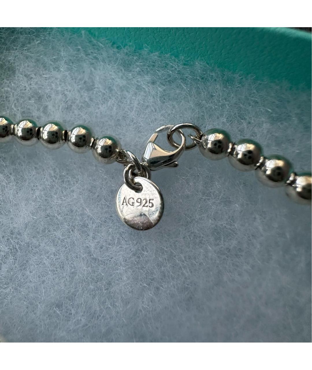 TIFFANY&CO Серебрянный серебряный браслет, фото 7