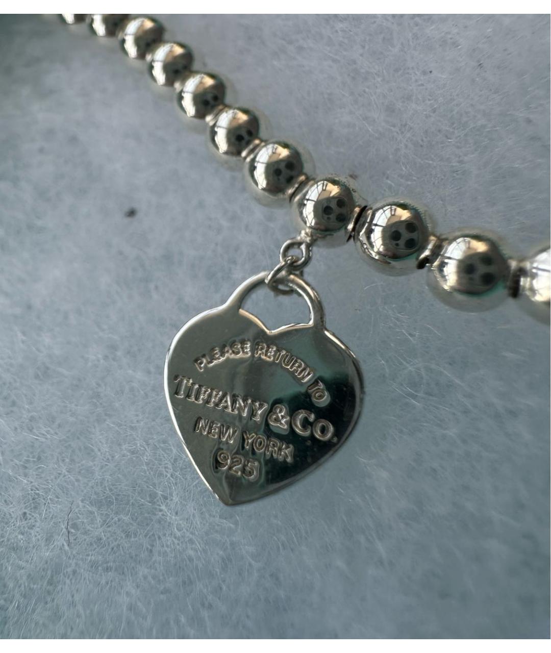 TIFFANY&CO Серебрянный серебряный браслет, фото 4