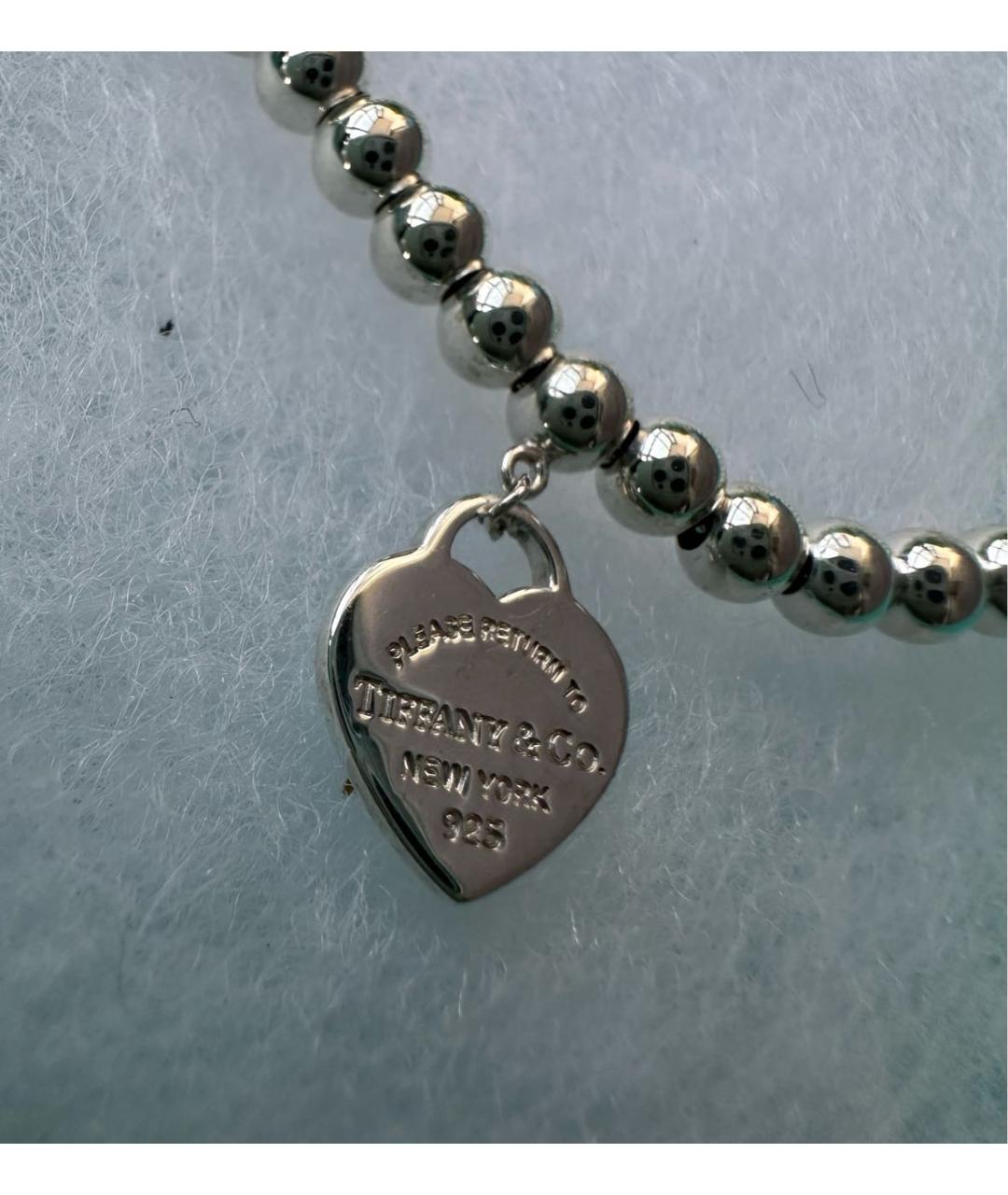 TIFFANY&CO Серебрянный серебряный браслет, фото 5