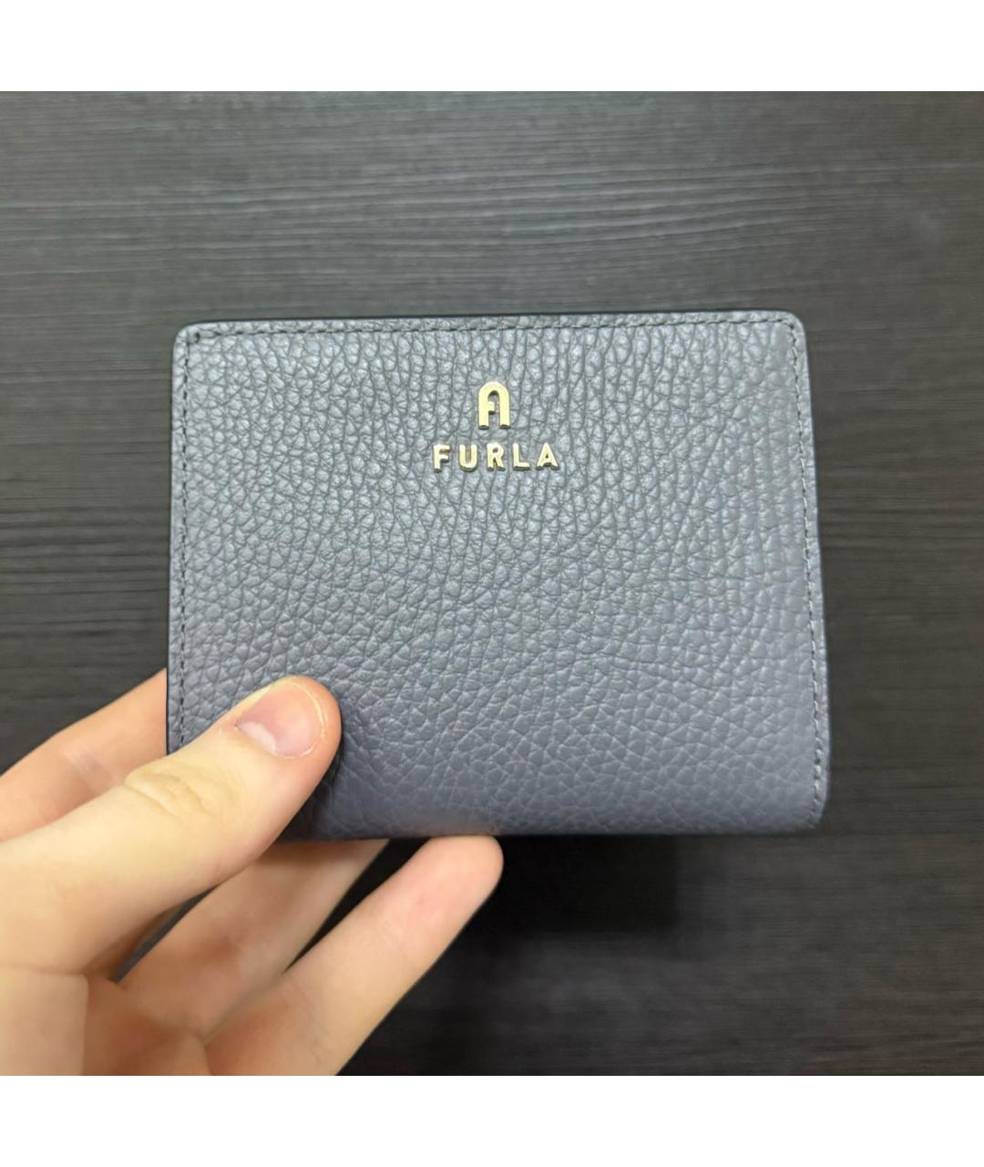 FURLA Синий кожаный кошелек, фото 6