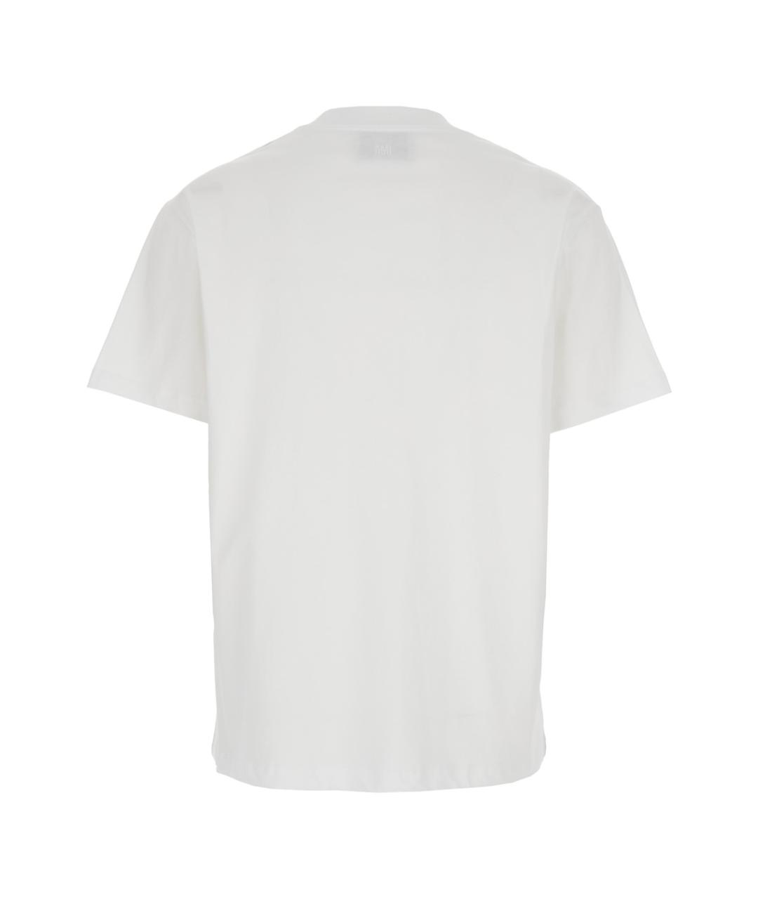 Ami Paris Белая хлопковая футболка, фото 2