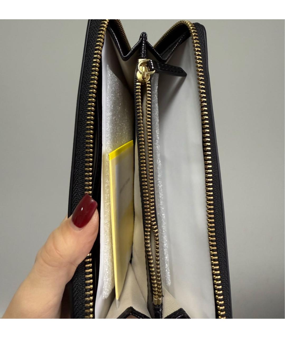 MARC JACOBS Бежевый кожаный кошелек, фото 4