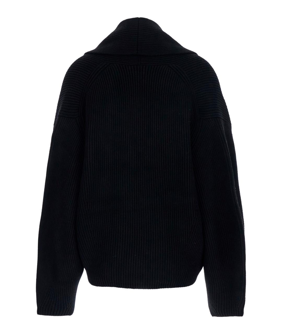 TOTEME Черный шерстяной кардиган, фото 2