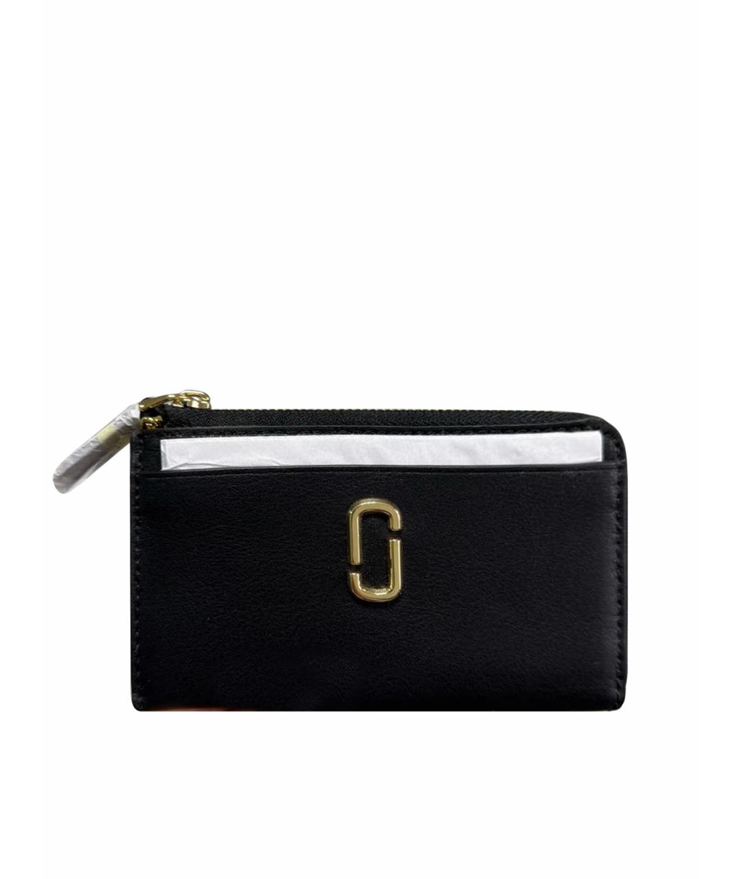 MARC JACOBS Черный кожаный кардхолдер, фото 1