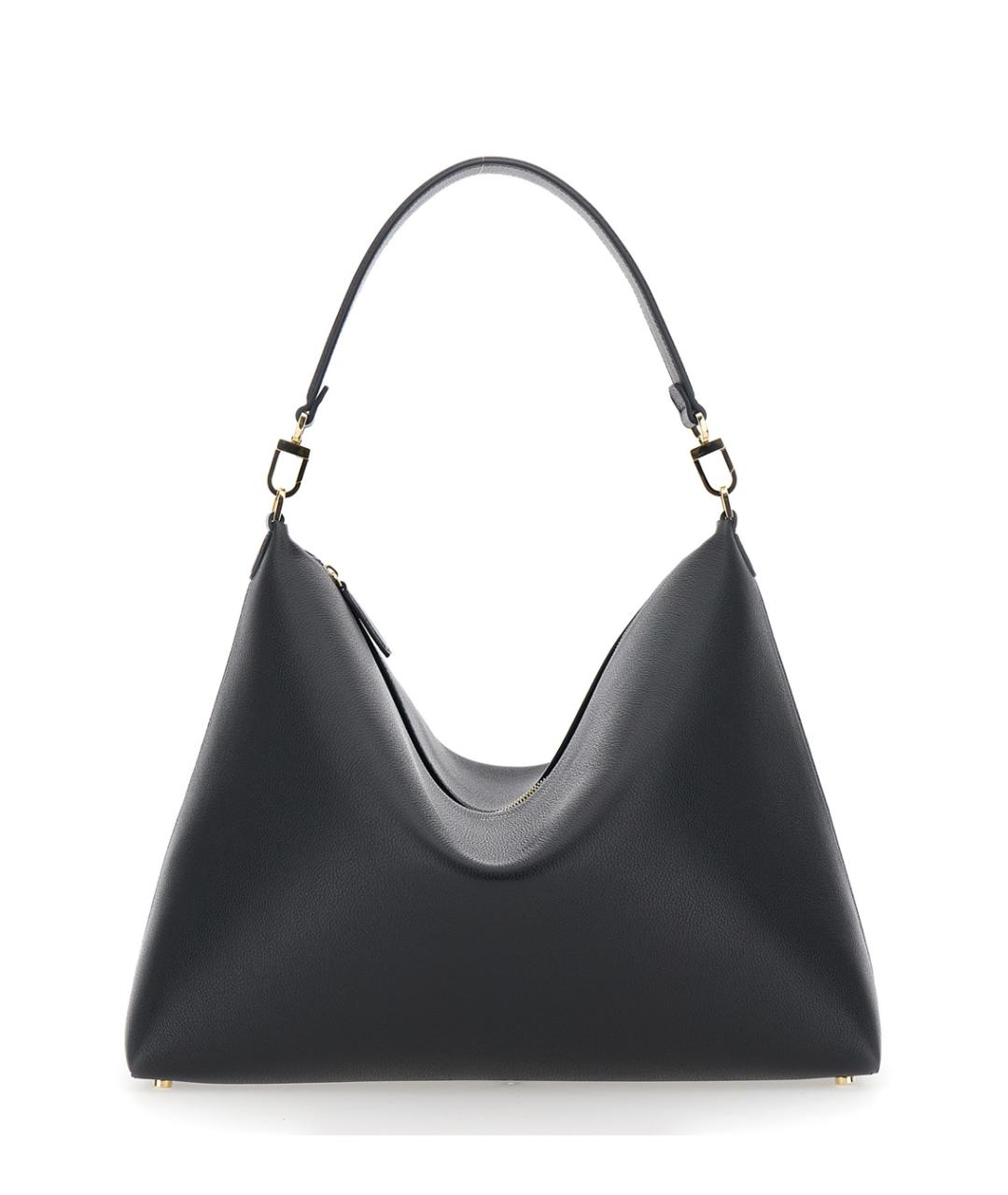 TOTEME Черная кожаная сумка через плечо, фото 1