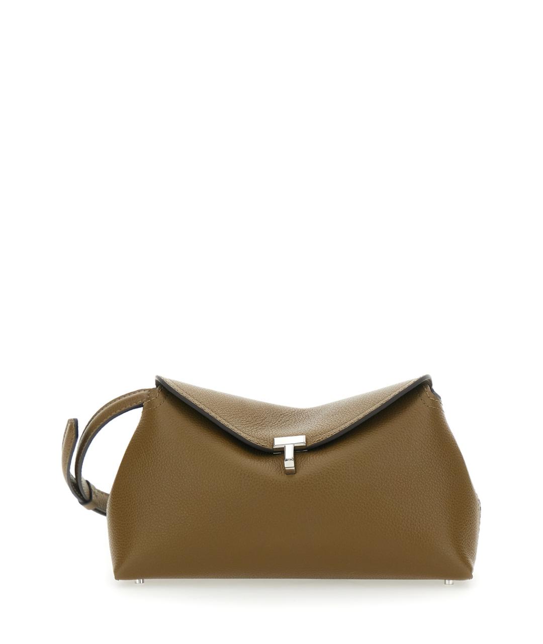 TOTEME Коричневая кожаная сумка через плечо, фото 1