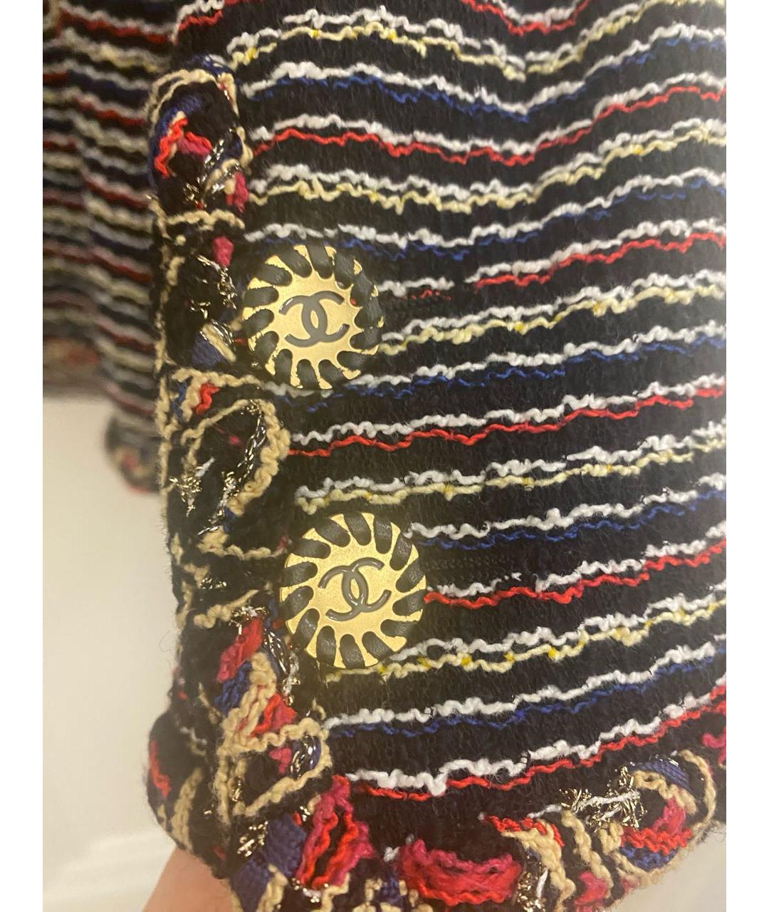 CHANEL Мульти полиамидовый жакет/пиджак, фото 3