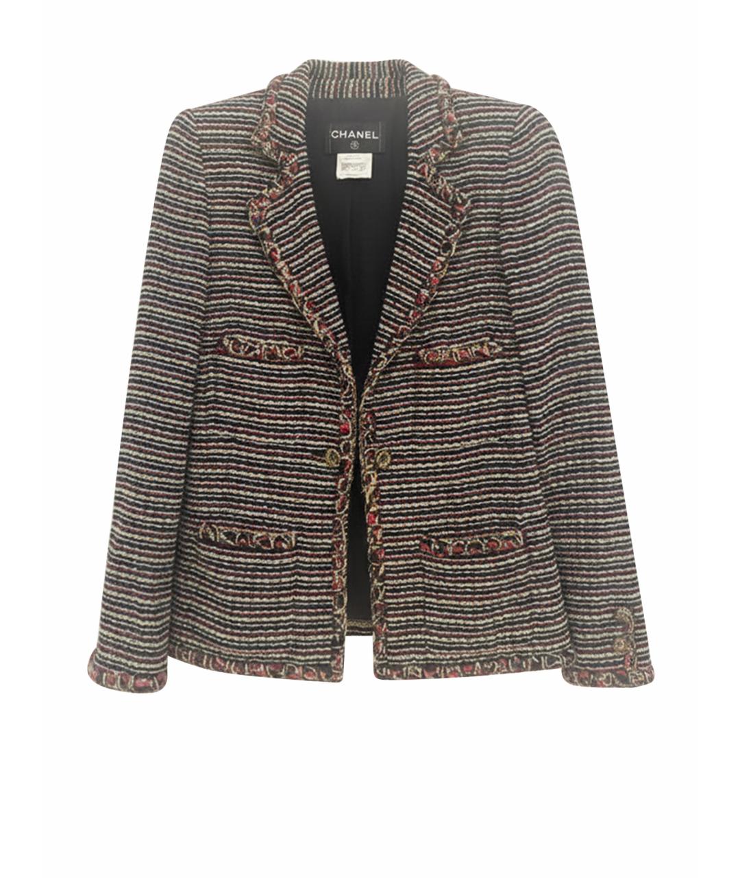 CHANEL Мульти полиамидовый жакет/пиджак, фото 1