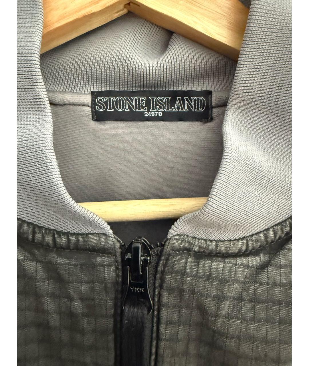 STONE ISLAND SHADOW PROJECT Серая полиэстеровая куртка, фото 3