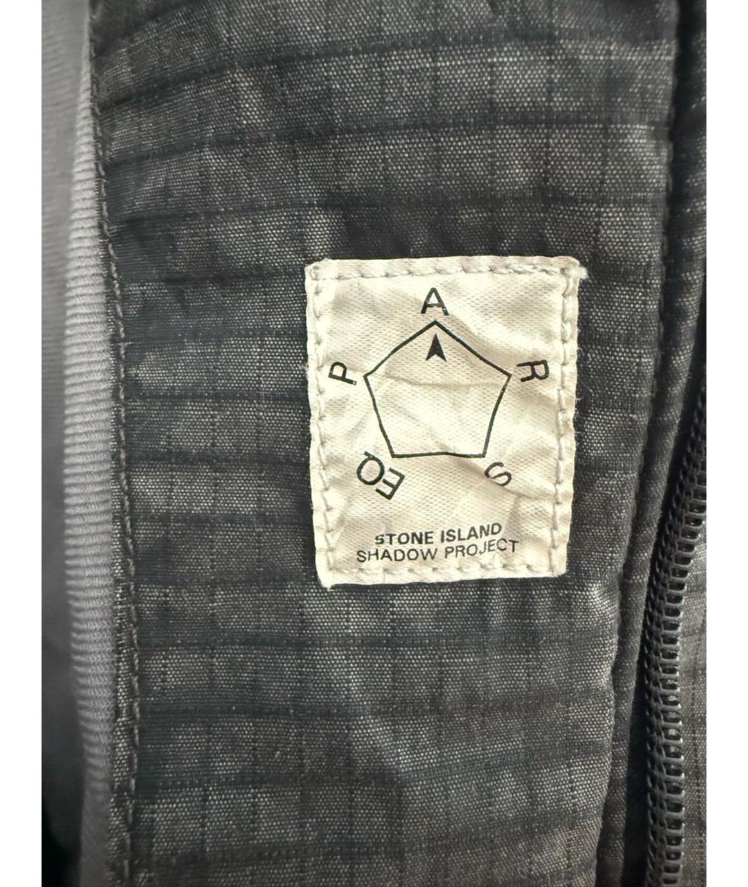 STONE ISLAND SHADOW PROJECT Серая полиэстеровая куртка, фото 6