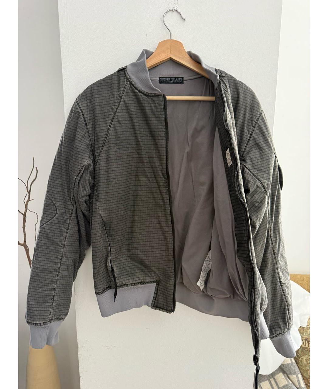 STONE ISLAND SHADOW PROJECT Серая полиэстеровая куртка, фото 8