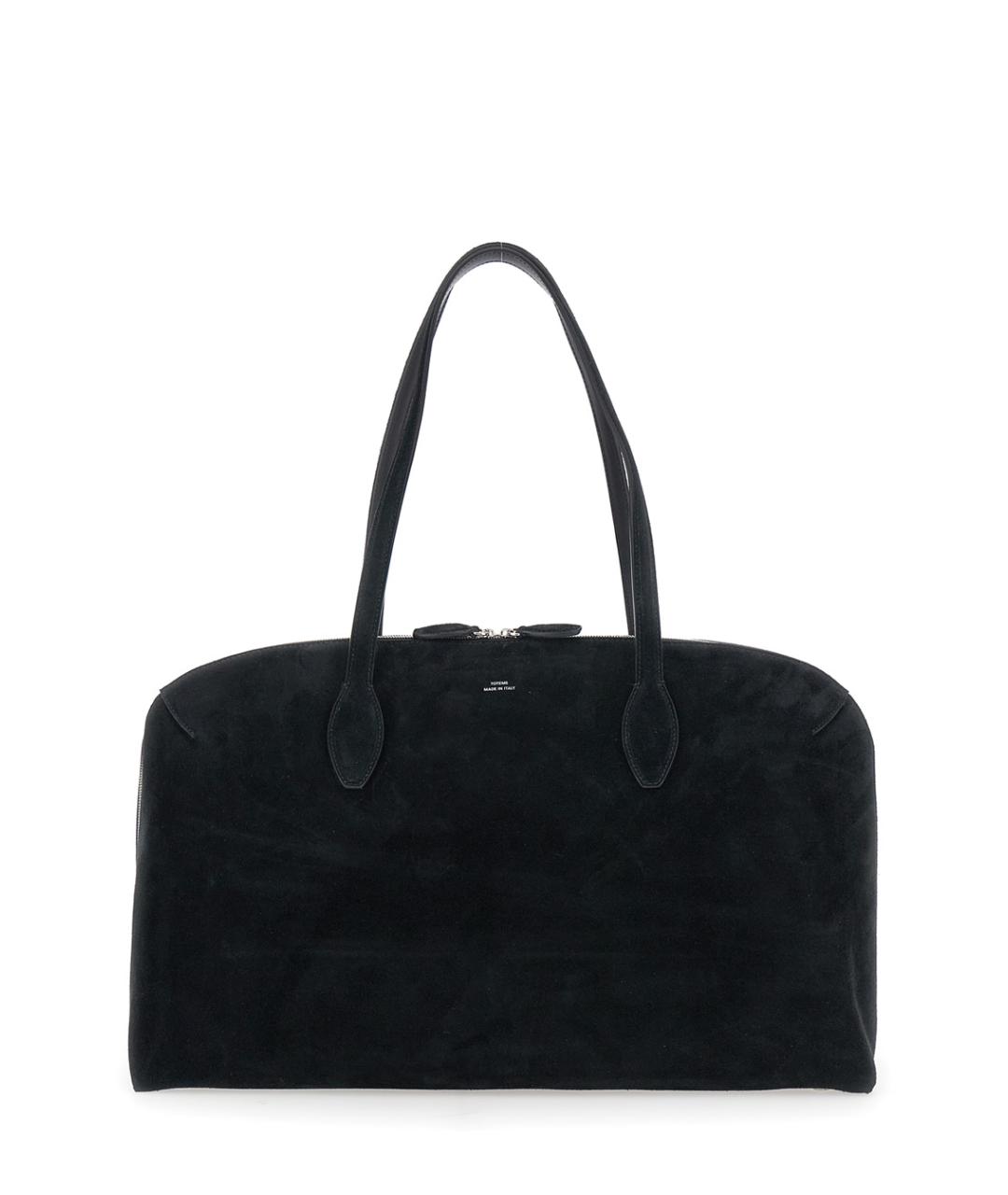 TOTEME Черная замшевая сумка через плечо, фото 1