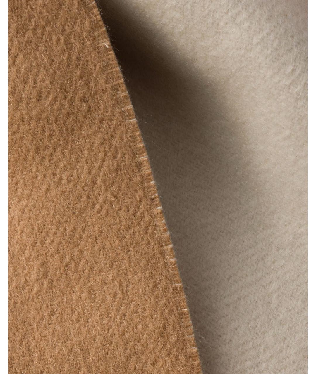 PRADA Коричневый кашемировый шарф, фото 2