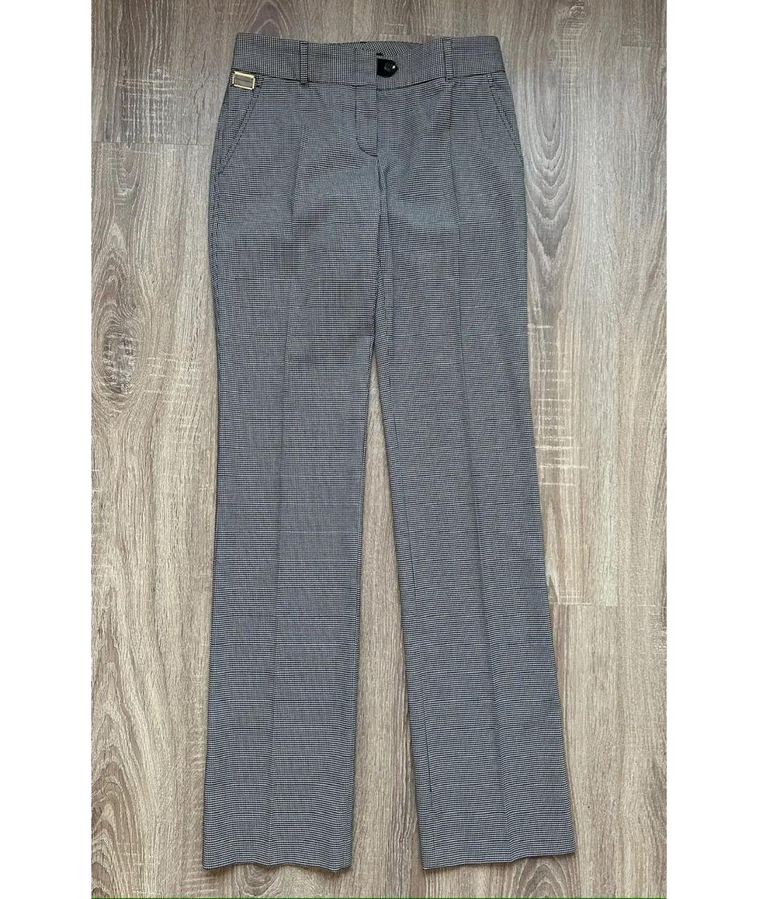 DOLCE&GABBANA Мульти шерстяные прямые брюки, фото 8